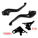 Nyt kort koblings- og bremsegreb passer til Yamaha FZ6 Fazer XSR 700 900 ABS, sort
