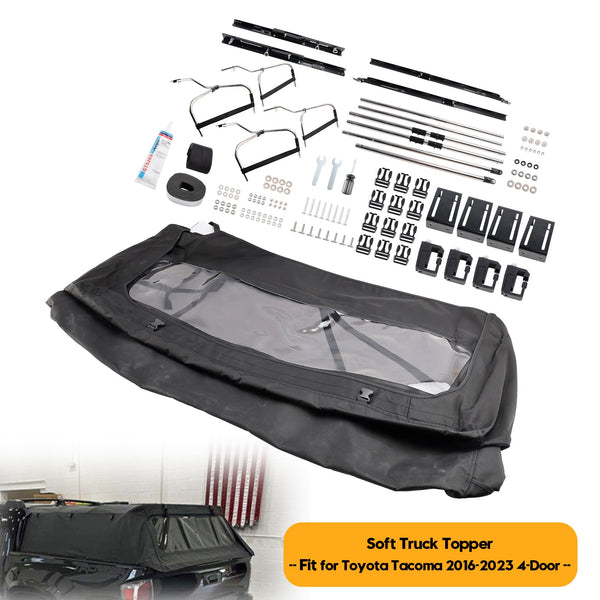 2016-2023 4-türiger Toyota Tacoma Soft Truck Topper