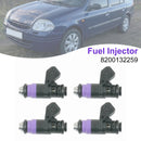 4 Stück Einspritzdüsen für Renault Clio, Laguna, Megane, Scénic 1.4 und 1.6 (Teilenummer: 8200132259)