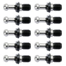 10 Stk CAT40 45° 0,589" Grad Stram Knop Holdeknap Passer til HAAS CAT CNC Sølv