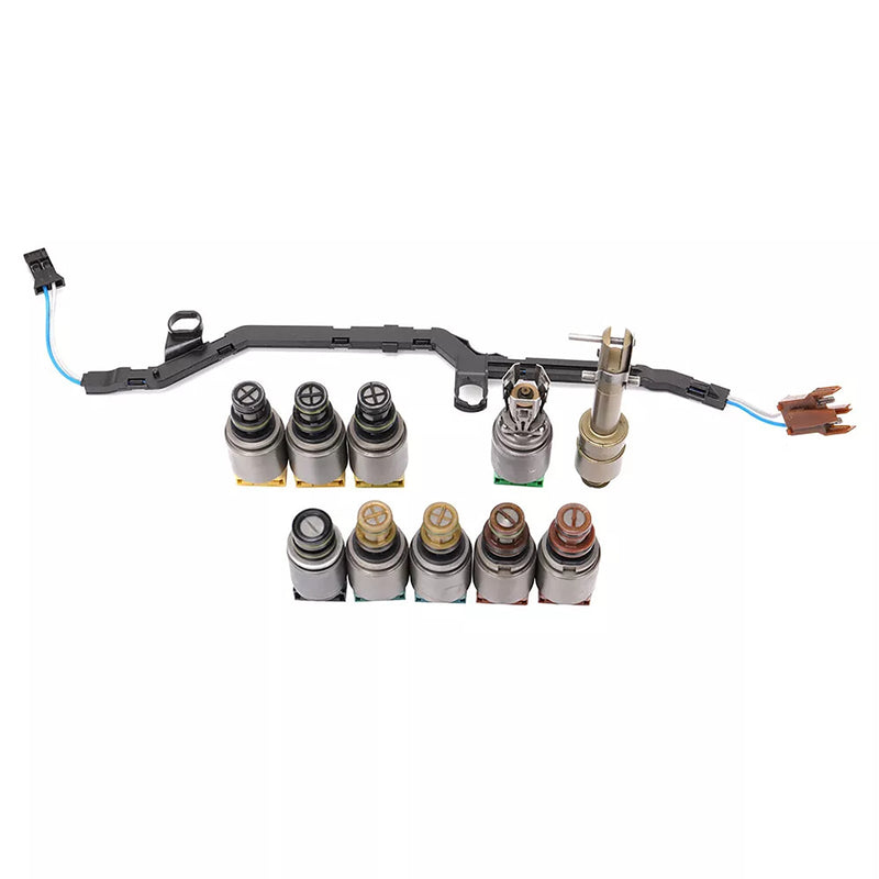 2011-2012 BMW 740Li 3.0 L6 F02 6HP28 Kit de válvula solenoide de reparación del cuerpo de la válvula de transmisión 1068298047