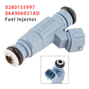 Inyector de combustible de 1 pieza para VW Audi Seat Skoda 0280155997 06A906031AD