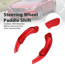 Steering wheel shift paddles for Mazda 6 Atenza 2009-15, aluminum red