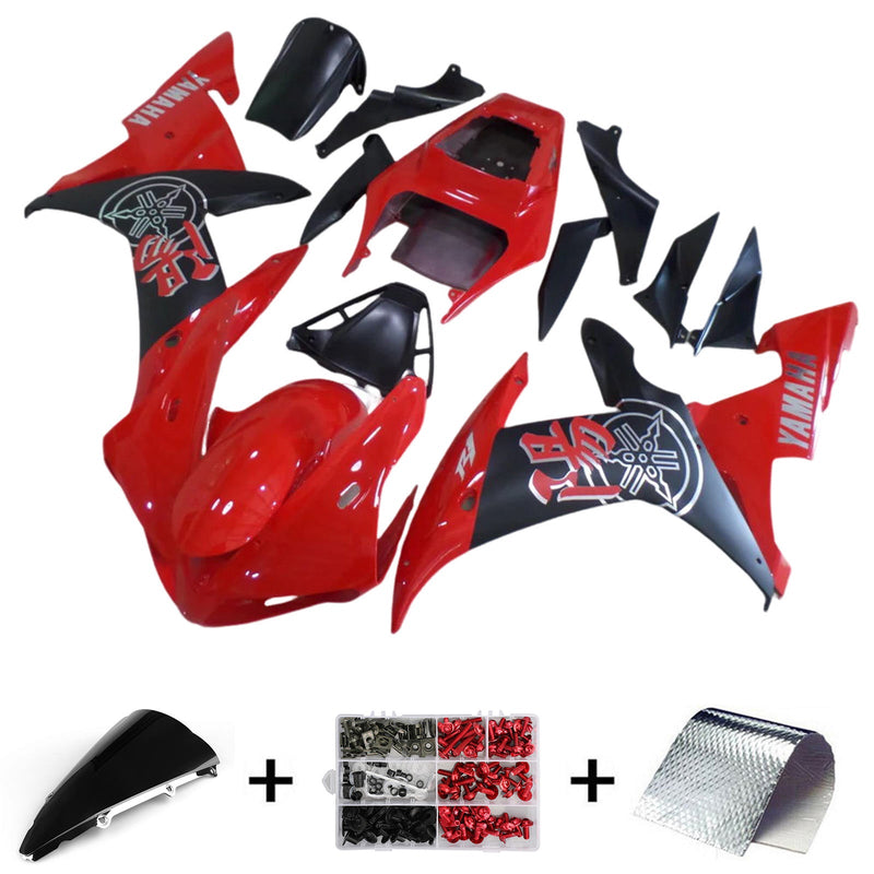 2002-2003 Yamaha YZF 1000 R1 injeksjonskinnesett kroppsplast ABS