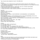 2004–2014 Ford F-150, 4-teilig, Außentürgriff, 5L3Z1522405CAA, FO1310128