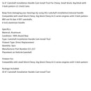 5x 6"" Nockenwellen-Einbaugriff, Nockenwellen-Einbauwerkzeug für Chevy mit 3-Loch-Muster