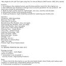 2005–2012 Nissan Navara D40 Frontier Bagerste LED baglys Lampepar Røg