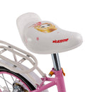 Bicicletta da princess för barn där 18" med rotell och rosa ost