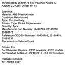 Drosselklappengehäuse für Chevrolet Captiva 2.2 D-Modelle ab 2011, 25198476, 19420703