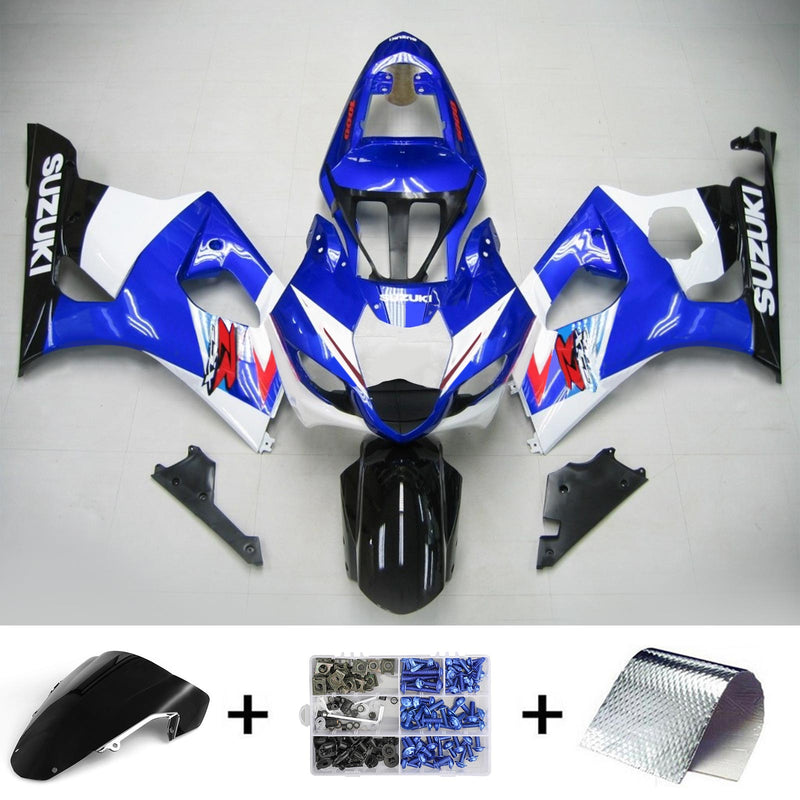 2003-2004 Suzuki GSXR1000 K3 Injektionsabzugs Kit Körperwerk Kunststoff ABS