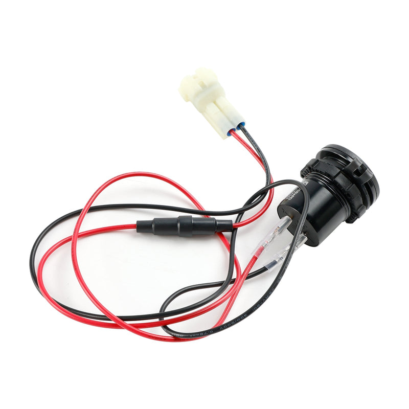 12V USB+C tyyppinen pistorasialaturi, nopea sovitus Kawasaki Versys 650 2022-2024