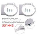 2er-Pack Halterung für 2-Pfund-Lachgasflaschen, passend für Flaschendurchmesser 2,5 bis 4-3/8 Zoll (ca. 6,4 bis 11,1 cm).