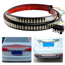 Car Truck LED TailLight Strip Turn Signal Lamp Flowing Dynamic Three row 1.2 meters