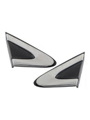 2015-2017 Chrysler 200 vänster + höger sidospegelskydd Fender Hörnlister