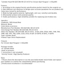 Citroen Opel Peugeot 1.5 BlueHDI Cylinder Head 9812647280 9812313410