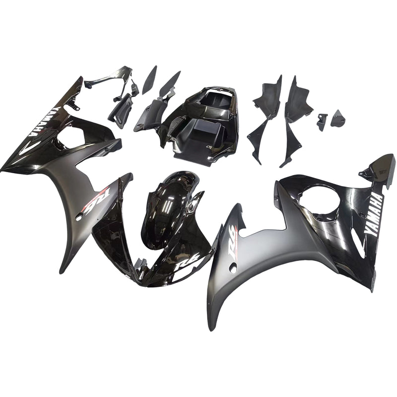 Kåpa kit kroppsplast ABS passar för Yamaha YZF 600 R6 2005