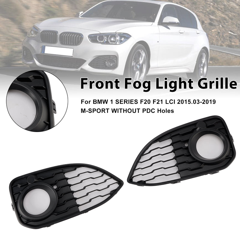 2015-2019 BMW 1 Série F20 F21 LCI M-SPORT 2-FOG LUZES CAPA GRILE