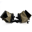 Seitenhecktasche Satteltasche Farblich passendes Gepäck 86L Grün Für Roller Motorrad