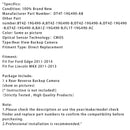 Rückfahrkamera Einparkhilfe für Lincoln MKX 2011-2013 DT4T-19G490-AB