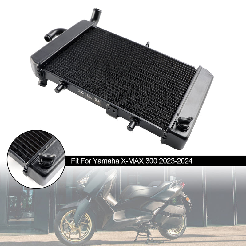 2023-2024 Yamaha X-MAX 300 XMAX Radiator Kjølemotor Radiator