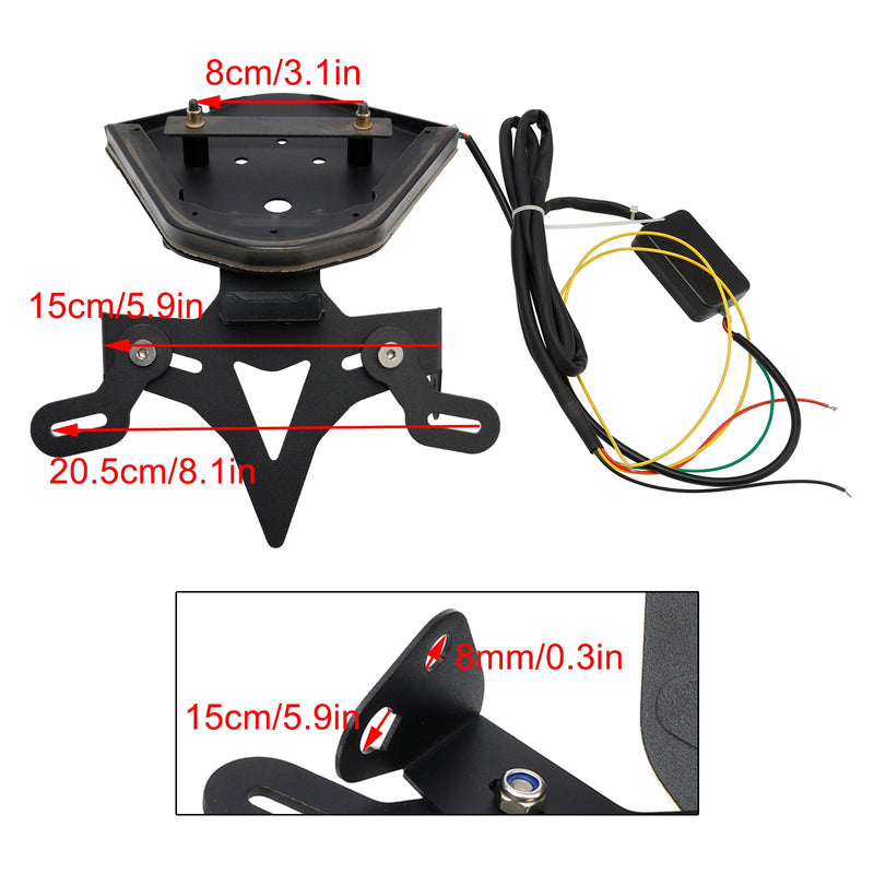 2021-2024 BMW S1000RR Nummerskiltholderbrakett i aluminiumslegering