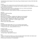 Ölablassschraube für Motorölwanne 101284 für Dodge RAM 2500, 3500, 4500 und 5500 Pickups (2002–2018)