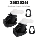 2 stk sprøytedyser for vindusspylersystem for Cadillac SRX 25823361