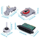 BMW 320i xDrive Adaptives Xenon-Vorschaltgerät-Steuergerät-Kit (2013–2015) 63117398766 63117311243