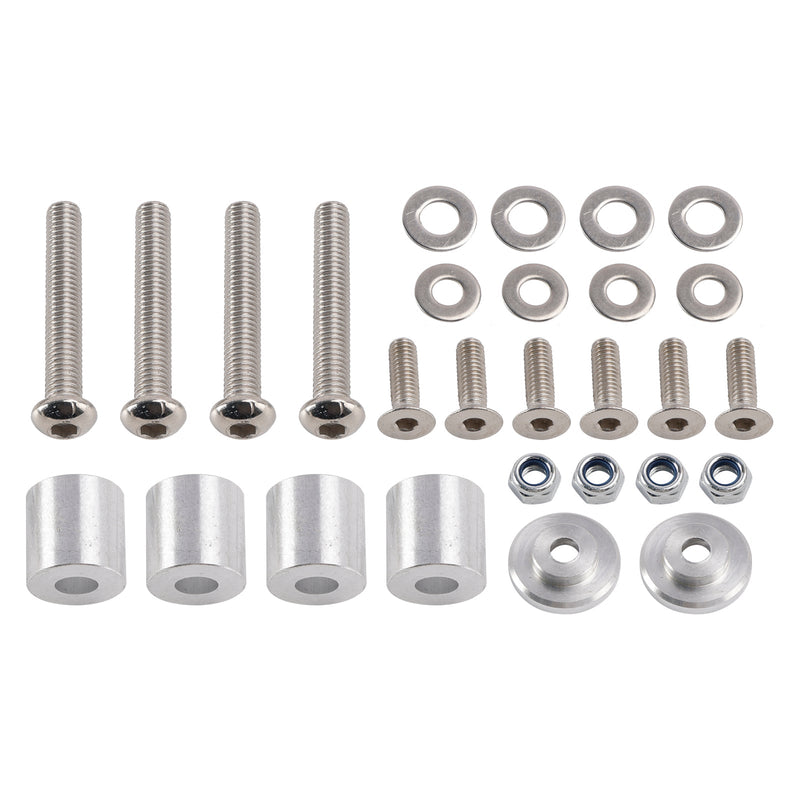 2020-2024 Tiger 900 / GT / GT Pro / Rally / Rally Pro Black Aluminium-Top Rackové zavazadlová deska