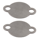 2 × AGR-Ventil-Blindplatte für Volkswagen Transport T5 2.0 BiTDI CFCA-Motor