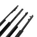 2010–2015 Toyota Prius 4 Stück Tür Glas Gürtel äußere Formteil Dichtungsstreifen