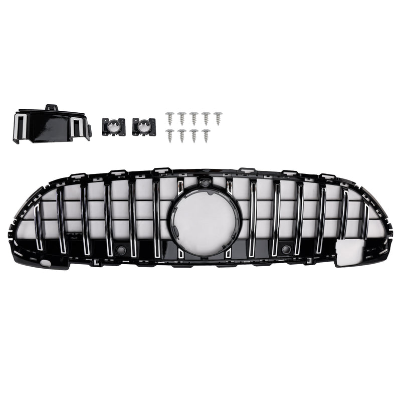 2022-2023 Mercedes Benz W206 W/Camera GT-R Style Front Bumper Grille Grill