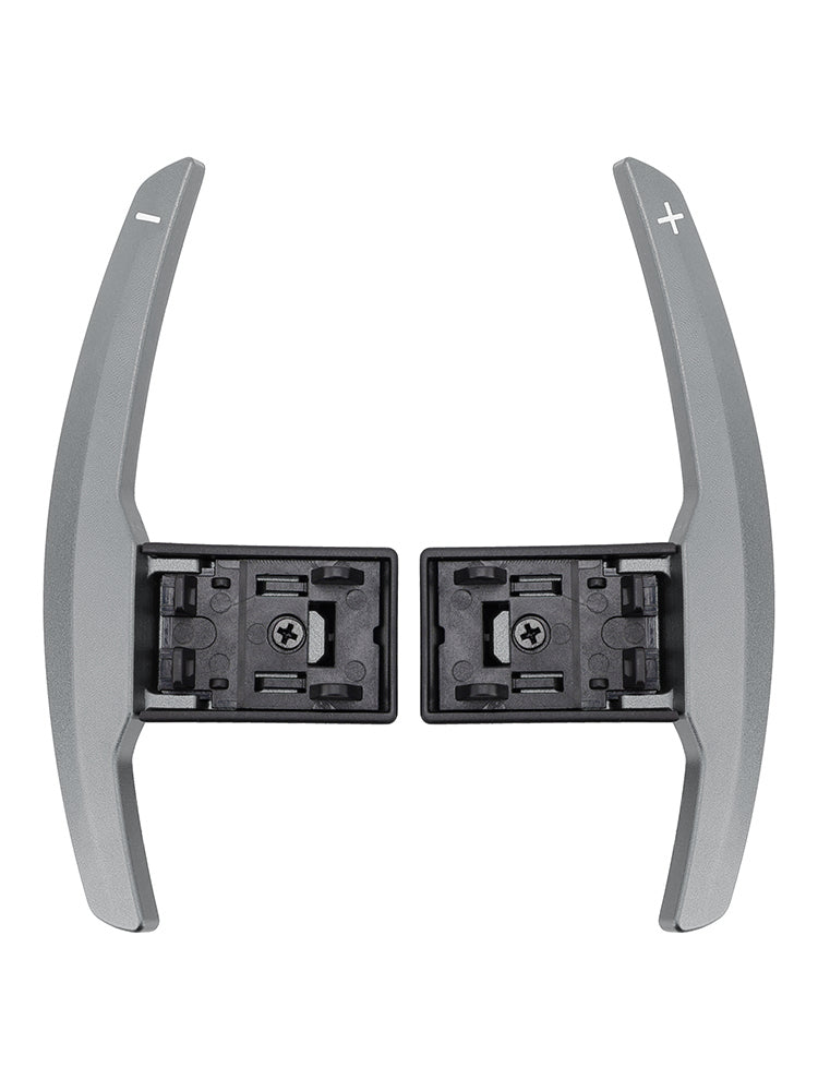 Schaltwippenverlängerung für BMW F-Serie F30 F31 F32 F10 X3 X5 Aluminium Grau