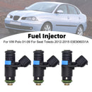 Pakke med 3 injektorer til VW Polo 01-09 og Seat Toledo 2012-2015 (varenummer: 03E906031A)