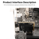 PCIE zu 2,5G Netzwerk Karte PXE Diskless Boot Netzwerk Karte Unterstützung Synology PXE WO