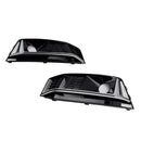 2016–2019 Audi A4 B9 S4 2-teiliger Nebelscheinwerfergrill in Schwarzchrom für die Frontstoßstange