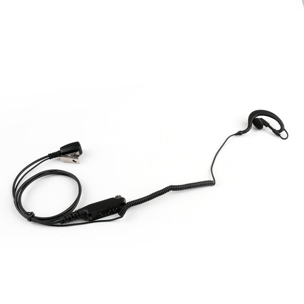 1x G-Shape Ear-Hook Earpiece Headset PTT Mic för Sepura STP8000 Walkie Talkie