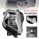 2025-2026 Hyundai Tucson Framstrålkastare Vänster 92101-CW650