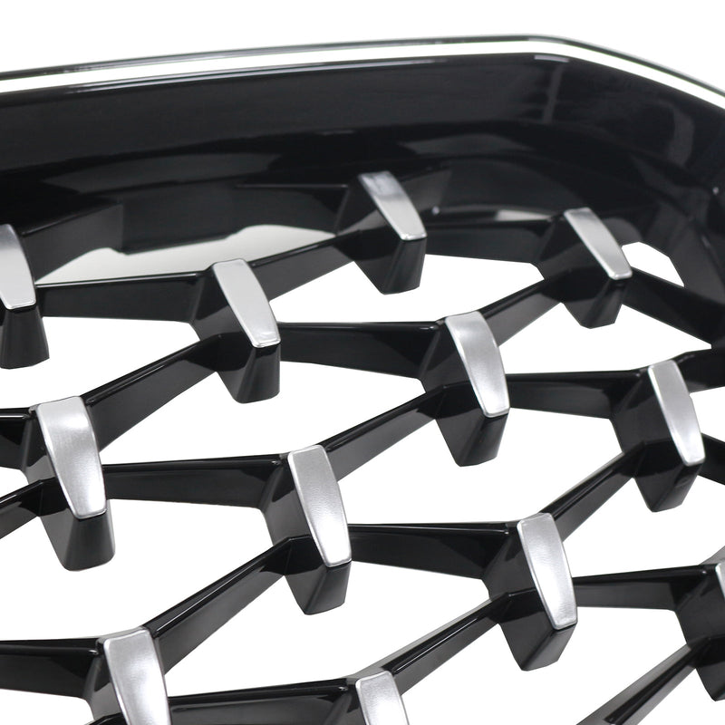 2022-2025 BMW X3 G01 X4 G02 Diamant Front Stoßstange Nieren Kühlergrill Chrom