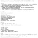 2011-2013 BMW 128I E92 E90 Automatikgetriebe-Ventilkörper 6L45E