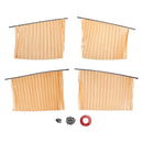 4 PCS Universal Car Side Window Sun Shades Gold For Breast feeding Taking a nap
