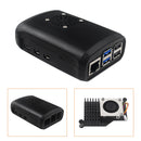 ABS-Schale für Raspberry Pi5/5B, Spritzguss-Schutzschale mit aktivem Kühler