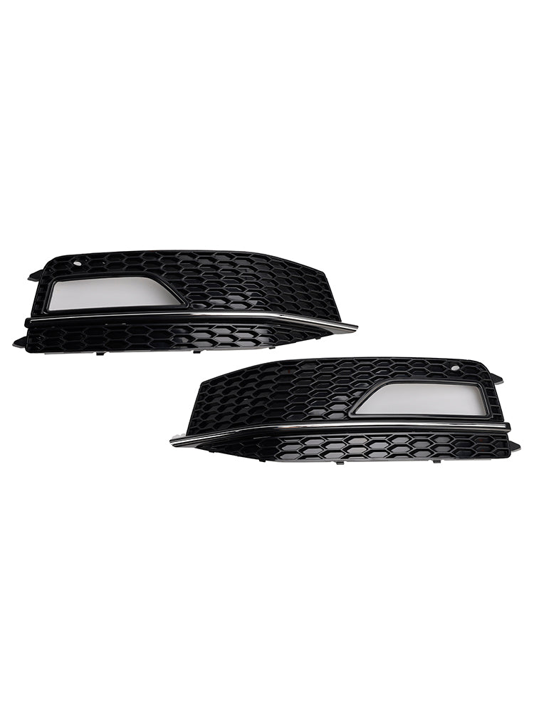 2013–2015 Audi A4 S-Linie S4 2 Stück Stoßstange Nebelscheinwerfer Lampenabdeckung Grill Grille 8K0 807 682M