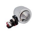 Motorcycle Beam Headlight Fog Lamp Custom Chrome