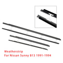 4 Stück Fensterdichtungsleisten für Nissan Sunny B13 1991-1994