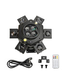 10 LED RGBW Moving Head Strobe Light Laser Bühnenbeleuchtung Strahl DMX Disco DJ