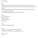 2023-2024 Honda XL750 Transalp Kotflügel vorne Schnabel Nase Verlängerung Abdeckung Spoiler