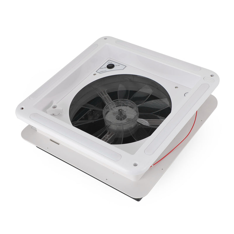 14" Caravan Bobil Takvifte Skylight Takhette Turbo Vent + LED