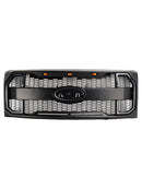 2009–2014 Ford F150 Matt Black Raptor Style Front -Floor Bar Grill Grill s LED