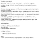 For LG High Performance Refrigerator Fan Motor EAU65058318 Parts 12V 1A